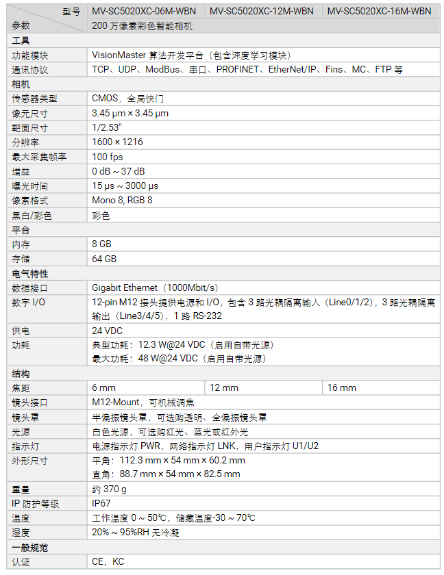 海康MV-SC5020XC-06M/12M/16M-WBN 200萬(wàn)像素彩色智能相機(jī)參數(shù).png